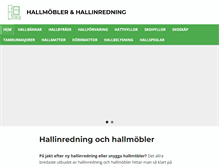 Tablet Screenshot of hallmobler.com